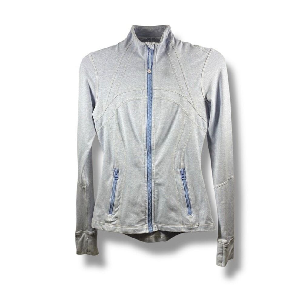 Lululemon Define Jacket Luon Fabric in Light Blue Size 4